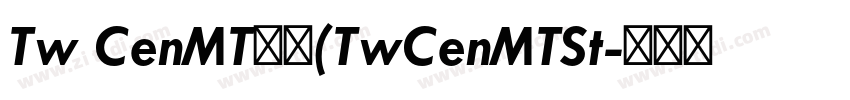 Tw CenMT标准(TwCenMTSt字体转换